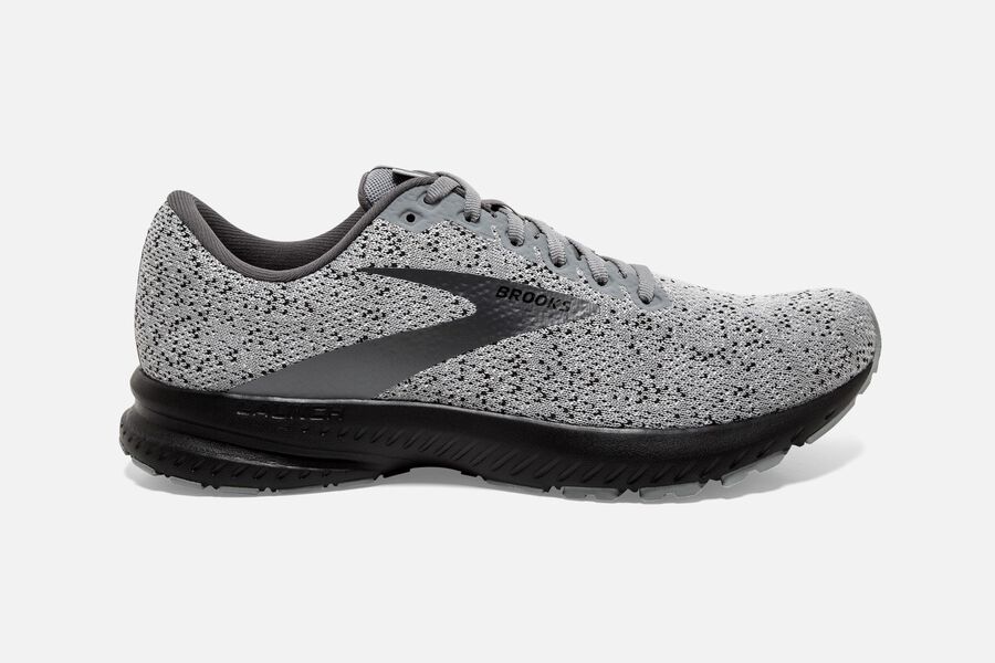 Brooks Herren Launch 7 Laufschuhe Grau/Schwarz Sale 096-137059